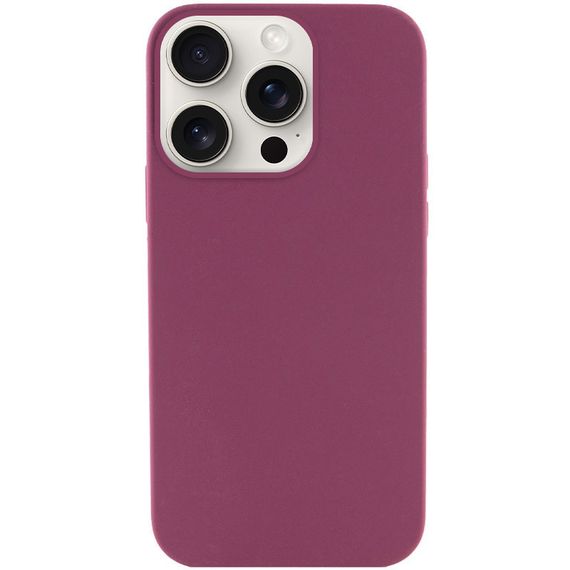 Чехол Silicone Case Full Protective (AA) NO LOGO для Apple iPhone 16 Pro Max (6.9") Бордовый / Plum