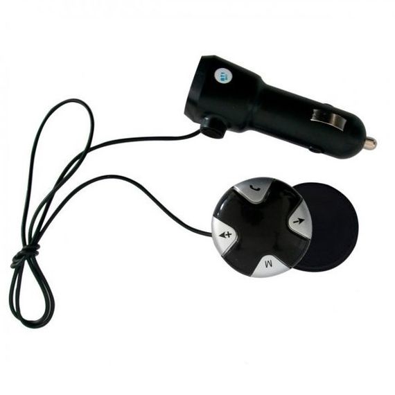 Трансмиттер модулятор MP3 UKC CM-S25 с магнитным держателем, Автомобильный трансмиттер bluetooth | Зображення 2