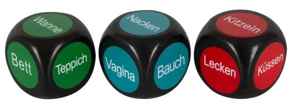 Гральні кубики 3 шт. sexstyle | Зображення 6