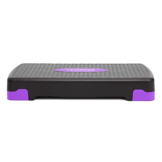 Степ-платформа 2-ступінчаста Cornix 68 х 28 х 10-15 см XR-0188 Black/Purple | Зображення 1