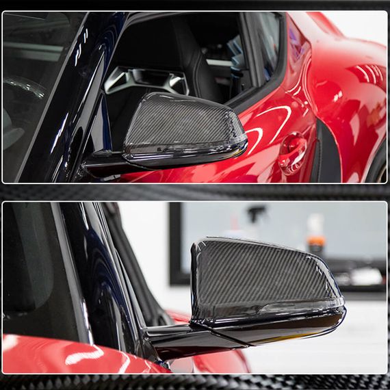 Накладки дзеркала (Карбон) для Toyota Supra 2019- рр | Зображення 3