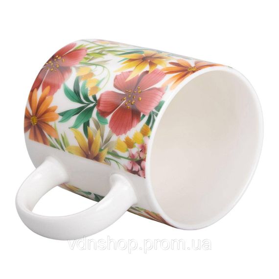 Кружка фарфоровая с рисунком 400 (мл) для чая и кофе RX-N240472Y | Зображення 2