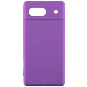 Чохол TPU GETMAN Liquid Silk Full Camera для Google Pixel 6 Фіолетовий / Purple