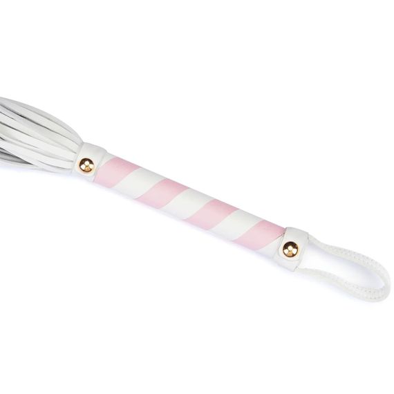 Флогер Liebe Seele White & Pink Leather Flogger | Зображення 2
