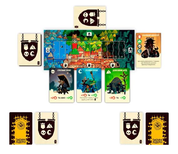 Настольная игра Тайные лидеры (Hidden Leaders) укр. | Зображення 2