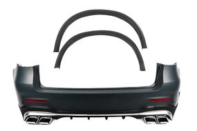 Задній бампер в зібраному вигляді AMG63 2020-2022 для Mercedes GLC X253 рр