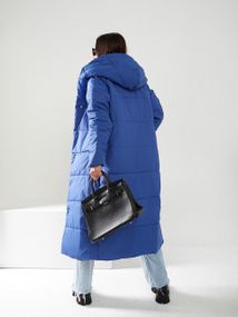 Пуховік арт. А-500, темно яскравий синій