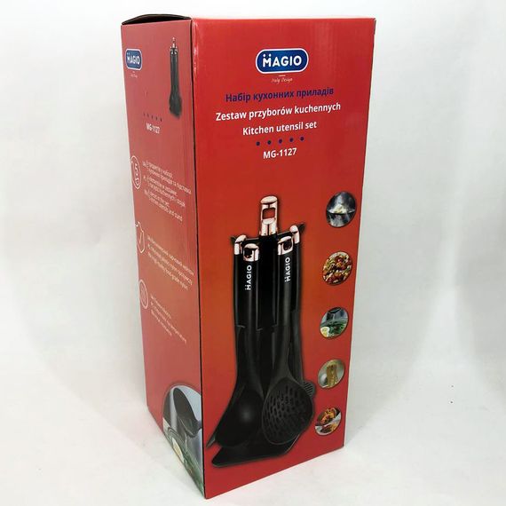 Набір кухонних приладів Magio MG-1127, силіконове кухонне приладдя, набір кухонних приладів | Зображення 5