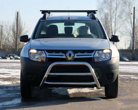 Кенгурятник WT022 (нерж) для Dacia Duster 2008-2018 гг