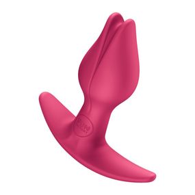 Анальная пробка Fun Factory BOOTIE FEM, розовая, в виде бутона, диаметр 2,9 см, тонкий ограничитель, Малиновый