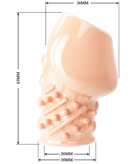 Насадка на член — Pretty Love Matias Penis Thicker Transparent Bodily sexstyle | Зображення 9