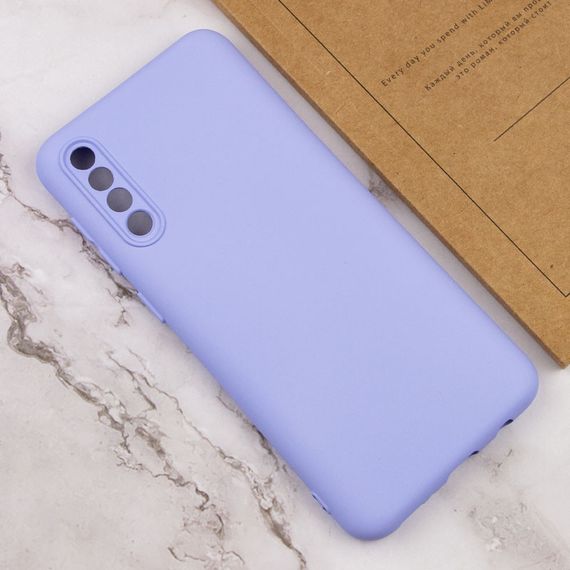 Чехол Silicone Cover Lakshmi Full Camera (A) для Samsung Galaxy A50 (A505F) / A50s / A30s Full camera, Бузковий/Dasheen | Зображення 3