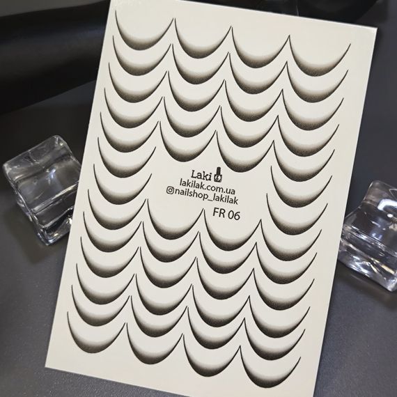 Слайдер для френча Mi FR06 на водяной основе (7x10см)