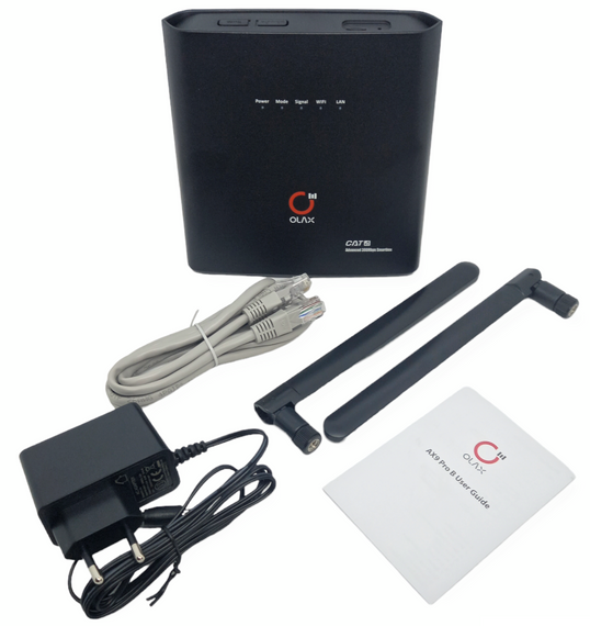4G роутер Olax Олакс AX9 PRO Wi-Fi модем під сім карту 4G модемом дві антени мобільний | Зображення 2