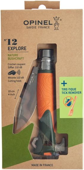 Ніж Opinel №12 VRI Inox Explore Tick Remover Orange | Зображення 7