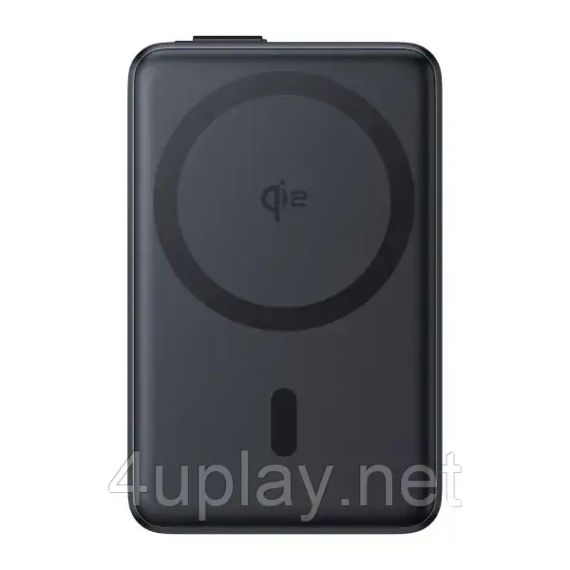 Беспроводной магнитный повербанк Baseus Nomos Qi2 Magnetic PowerBank 10000mAh 45W Black | Зображення 4