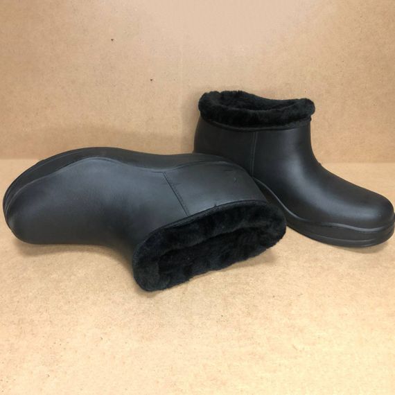 Черевики жіночі утеплені на хутрі. 37 розмір. HZ-387 Колір: чорний | Зображення 7