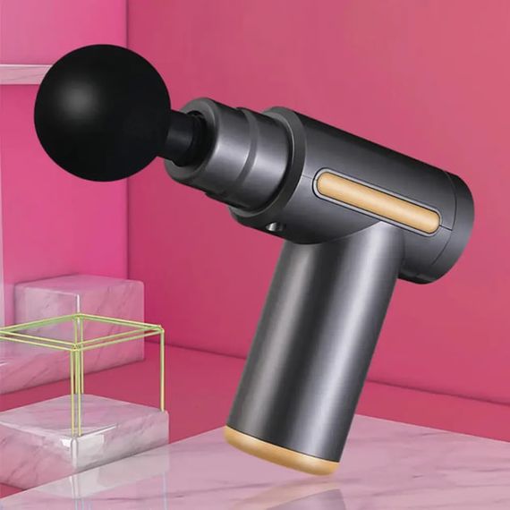 Перкуссионный массажер для шеи головы и ног Massage Gun XL-1011 • Электрический массажный пистолет | Зображення 3