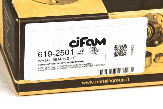 Підшипник задньої маточини VW Caddy I/II 82-04/Audi 100/A4/A6 -01, CIFAM (6192501) | Зображення 2
