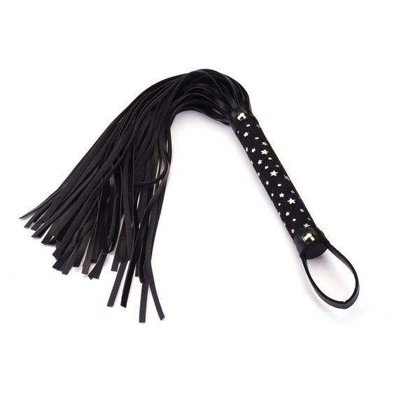 Набор Liebe Seele Stary Nights 7pcs Bondage Kit, фиксаторы, ошейник с поводком, кляп, флоггер, маска Sex Aura | Зображення 6