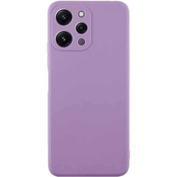 Силіконовий чохол Candy Full Camera для Xiaomi Redmi 12 Бузковий / Dasheen