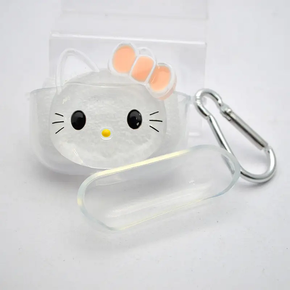 Силиконовый 3D чехол для наушников Apple AirPods Pro 1/2 Hello Kitty | Зображення 2