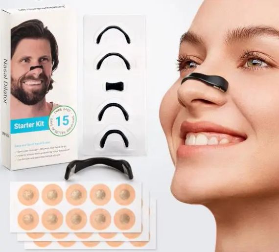 Магнітні розширювачі для носа від хропіння 15 пар антихропіння