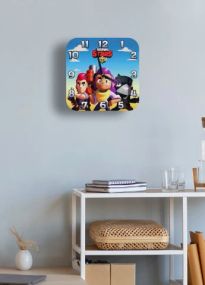 Годинник настінний Brawlstars 1 квадратний