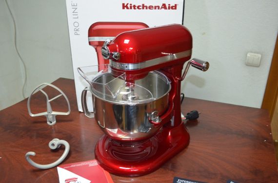 Професійний планетарний міксер KitchenAid Heavy Duty 5KSM7591XEER, 6.9 л, червоний | Зображення 4