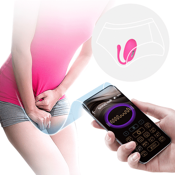 Віброяйце - Pretty Love Doreen Electric Shock Egg Pink (App) sexstyle | Зображення 8