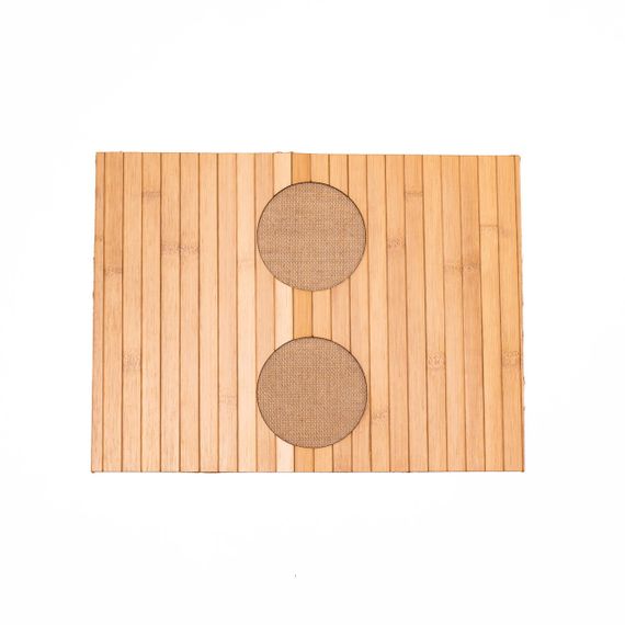 Сервірувальний килимок бамбук 39х29, підставка для посуду дерев’яна HB-40-5