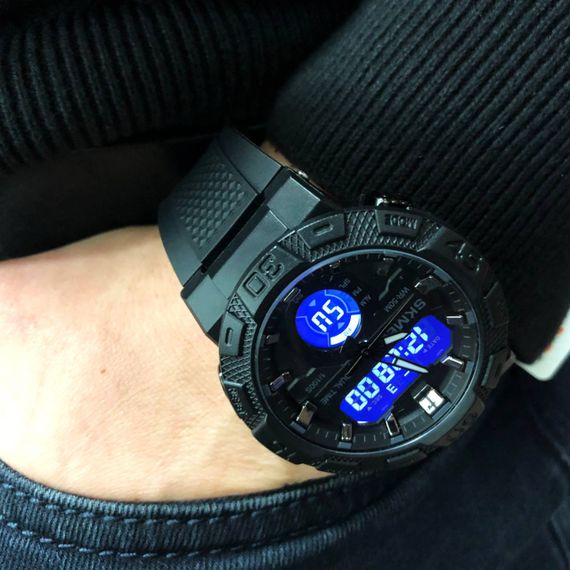 Чоловічі наручні годинники хлопцю SKMEI 1881BKBK, Класичні чоловічі годинники під костюм ZU-61 | Зображення 2