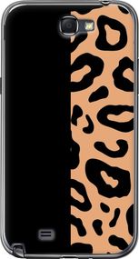 Чехол на Samsung Galaxy Note 2 N7100 Пятна леопарда "4269u-17-17620"