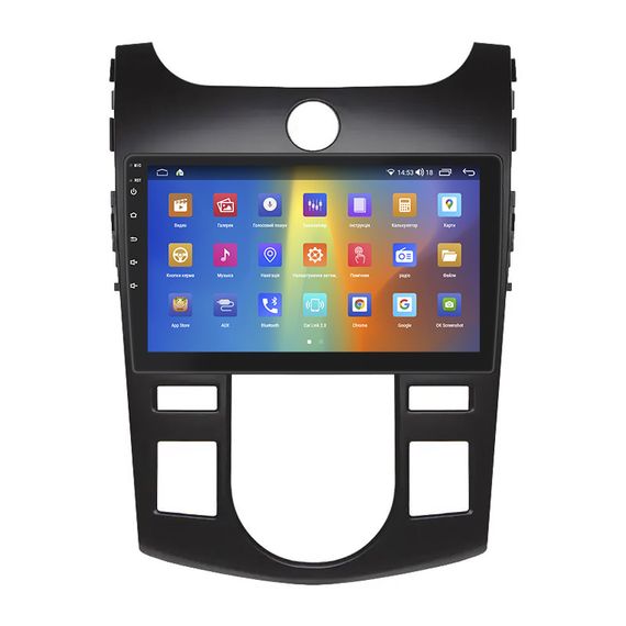 Штатная магнитола Lesko для Kia Cerato II 2008-2013 экран 9" 4/64Gb CarPlay 4G Wi-Fi GPS Prime Киа | Зображення 1