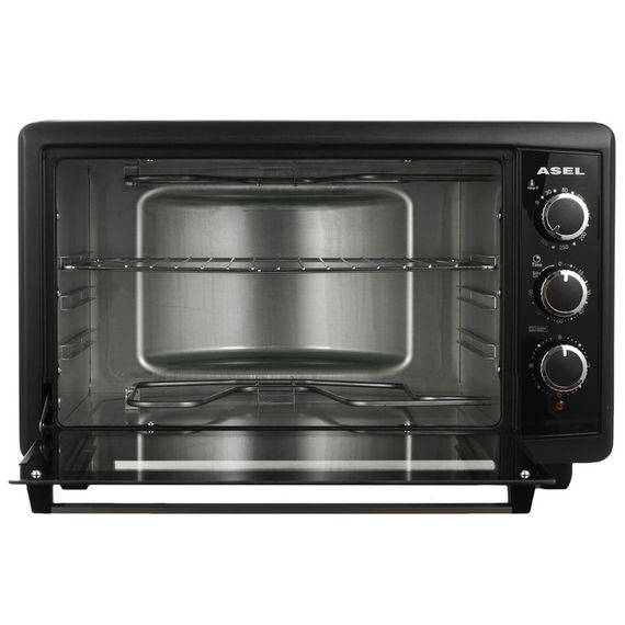 Електрична піч ASEL AF-50-23. Колір: чорний | Зображення 4