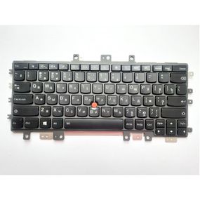 Клавиатура ноутбука Lenovo ThinkPad X1 Helix2 черн с черн с подсв ТП UA (A46202)