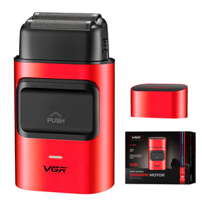 Электробритва VGR V-307 RED шейвер, двойное лезвие, 2000mAh, 9000 RPM