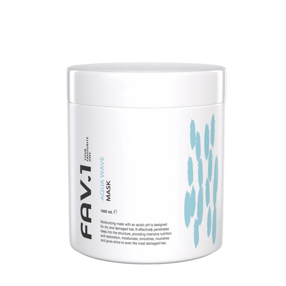 Увлажняющая маска для волос с кислым уровнем pH FAV.1 112 AQUA WAVE MASK (1000 ml)