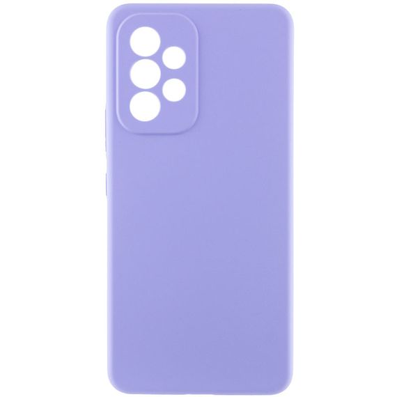Чехол Silicone Cover Lakshmi Full Camera (AAA) для Samsung Galaxy A52 4G / A52 5G / A52s Сиреневый / Dasheen