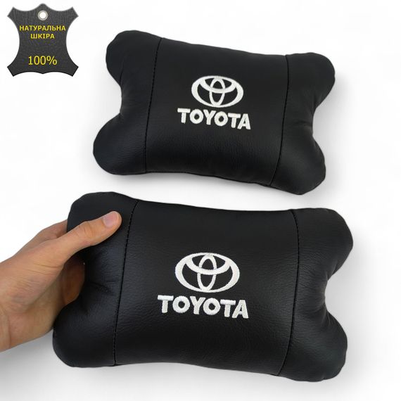 Подушки на підголовник Toyota 2шт , Набір подушок в авто Тойота, Автомобільна ортопедична CQ-638 подушка Тойота | Зображення 7