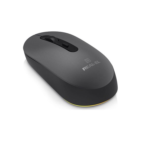 Мишка REAL-EL RM-470W Wireless/Bluetooth Dark Gray (EL123200049) | Зображення 4