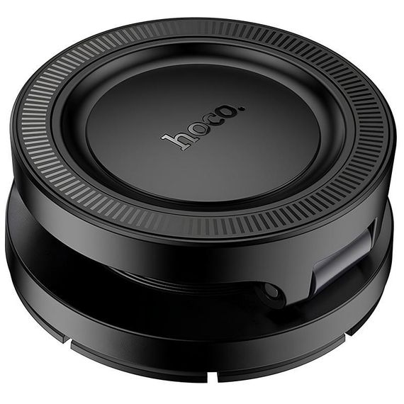 Автотримач Hoco H61 Show folding ring magnetic (dashboard) Black / Metal gray | Зображення 5