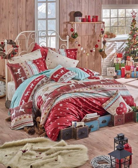 Комплект постельного белья Clasy Ranforse 200×220 Santa