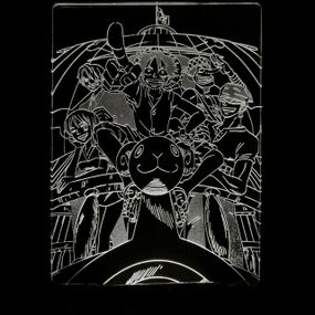 Акриловий світильник-нічник Манки Д. Луффи 2 (Monkey D. Luffy) білий tty-n000923