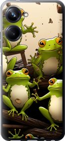 Чехол на Realme 10 Pro Жабки "5656u-2945-17620"