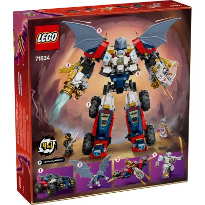 Конструктор LEGO Ninjago Ультраобъединительный робот Зейна (71834) | Зображення 4