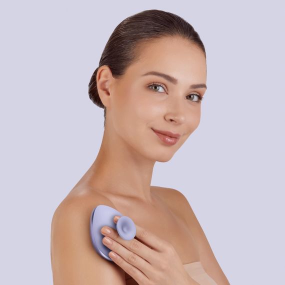 Щітка для тіла GESKE Body Brush metal 4в1 starlight, Фіолетовий | Зображення 3