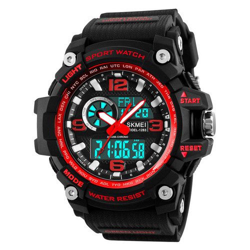 Годинник S2kmei 1283 Black-Red SALE
