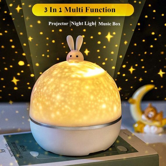 Нічник Moon E04 with Bluetooth and Remote Control 1200 mAh White | Зображення 1