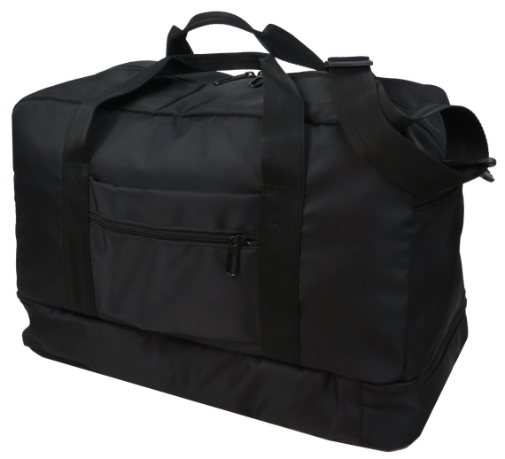 Дорожная сумка с отделом для обуви 40L Wallaby черная | Зображення 2
